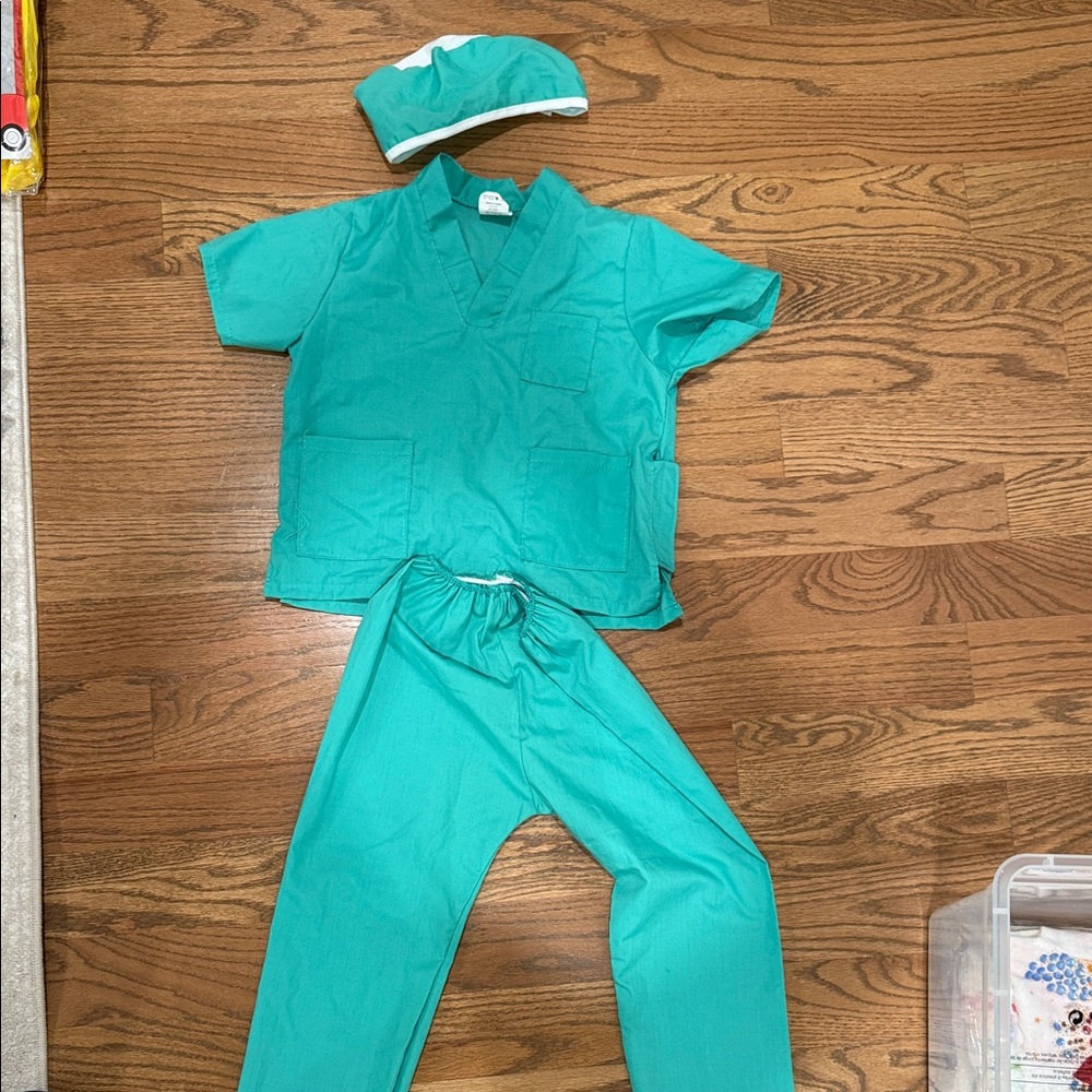 Kids Doctor Costume in Teal